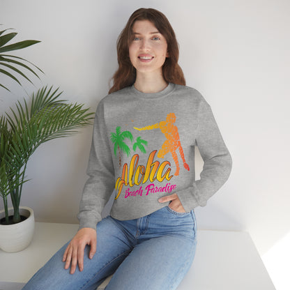 Aloha Beach Paradise Crewneck Sweatshirt