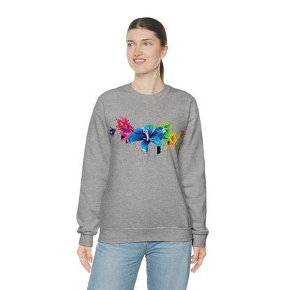 Beautiful colorful flowers Crewneck Sweatshirt