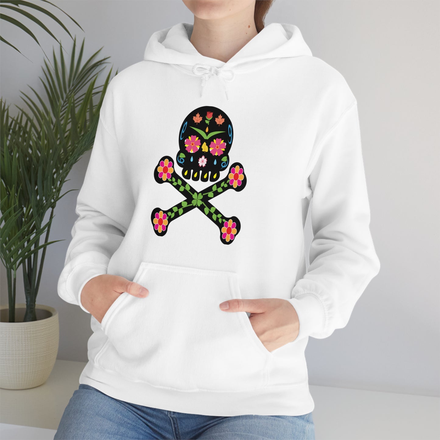 Day of the Dead Skull Hoodie