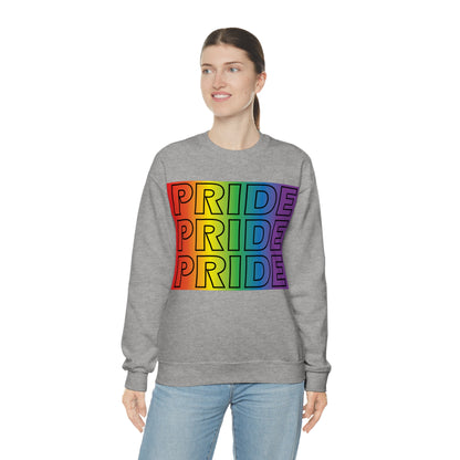 Pride Pride Pride Crewneck Sweatshirt