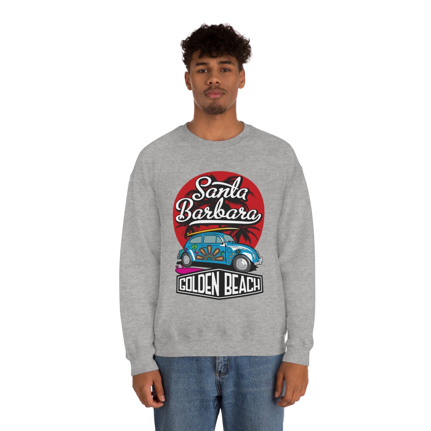 Golden Beach Buggy Crewneck Sweatshirt