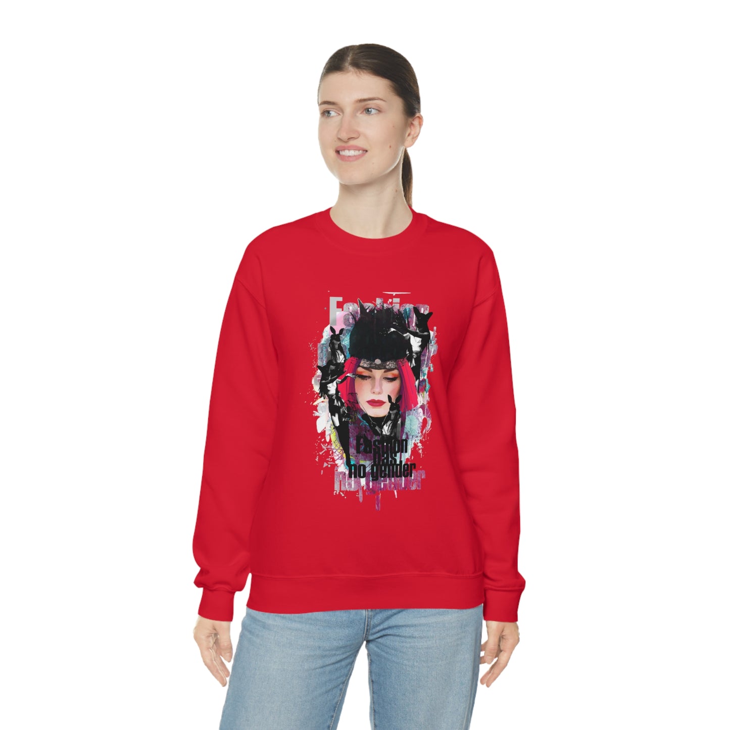 Fashion Has No Gender Crewneck Sweatshirt