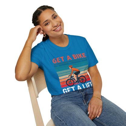 Get a bike and get a life vintage T-Shirt