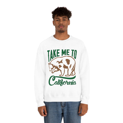 Take me to California Crewneck Sweatshirt