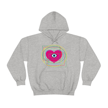 Eye Love in all dimension Hoodie