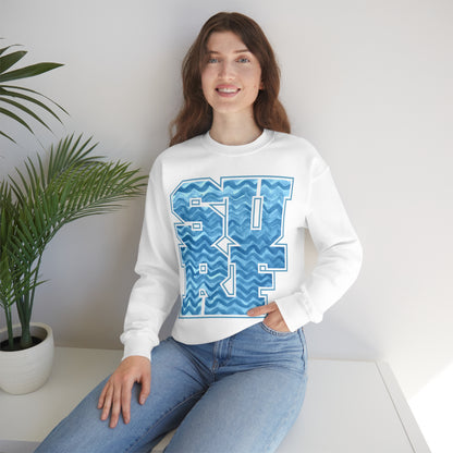 Surf Wavy Crewneck Sweatshirt