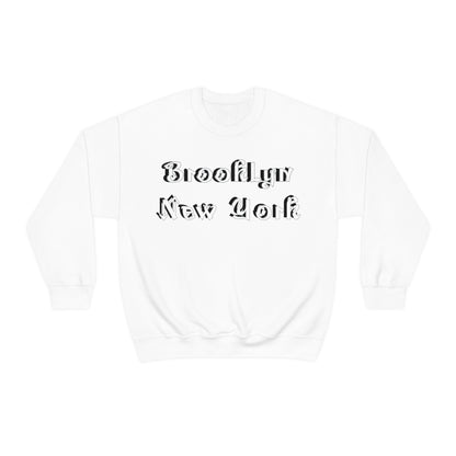 Brooklyn New York Graffitti Crewneck Sweatshirt