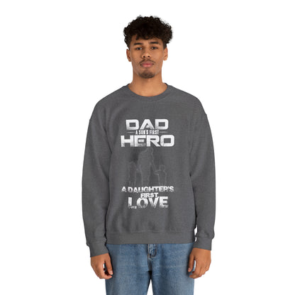 Son's first hero Crewneck Sweatshirt