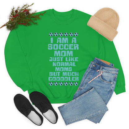 Cooler soccer mom Crewneck Sweatshirt