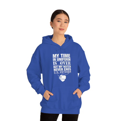 my time in uniform is over Hoodie