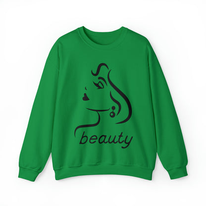 Beauty is woman Crewneck Sweatshirt