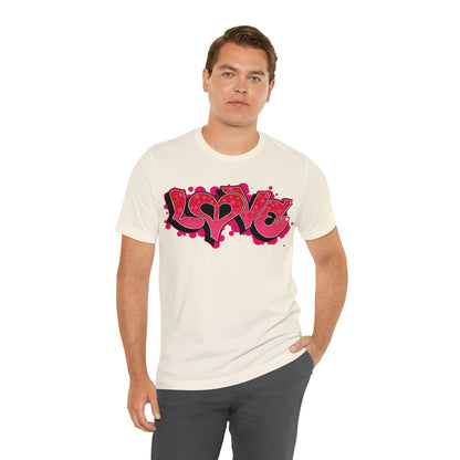 Peace and Love graffiti T-Shirt