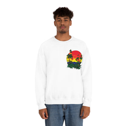 Sunset Butterfly Vibes Crewneck Sweatshirt