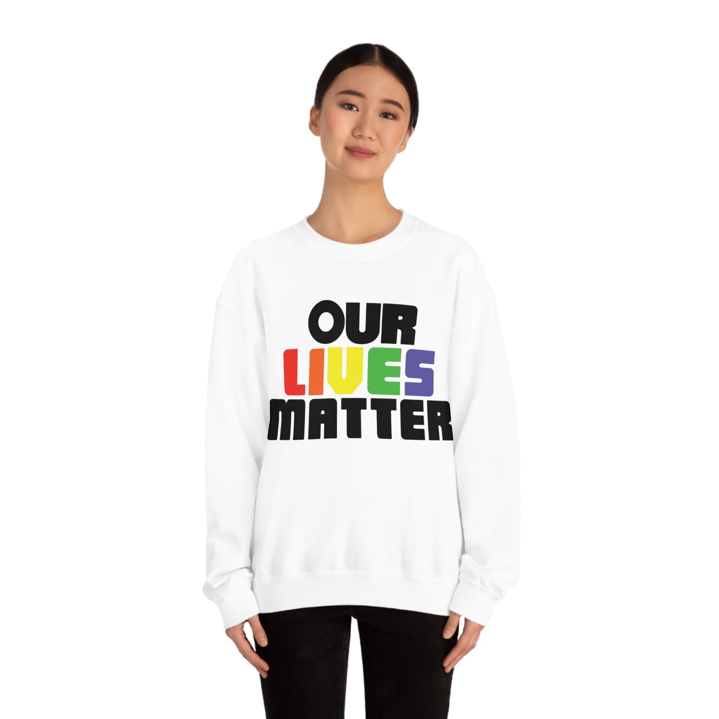 Our lives matter 1 Crewneck Sweatshirt