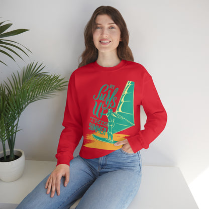 Hey Surfs Up Crewneck Sweatshirt