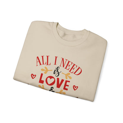 All-I-Need-is-Love-&-Chocolate Crewneck Sweatshirt