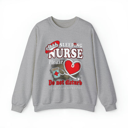 Sleeping nurse Crewneck Sweatshirt