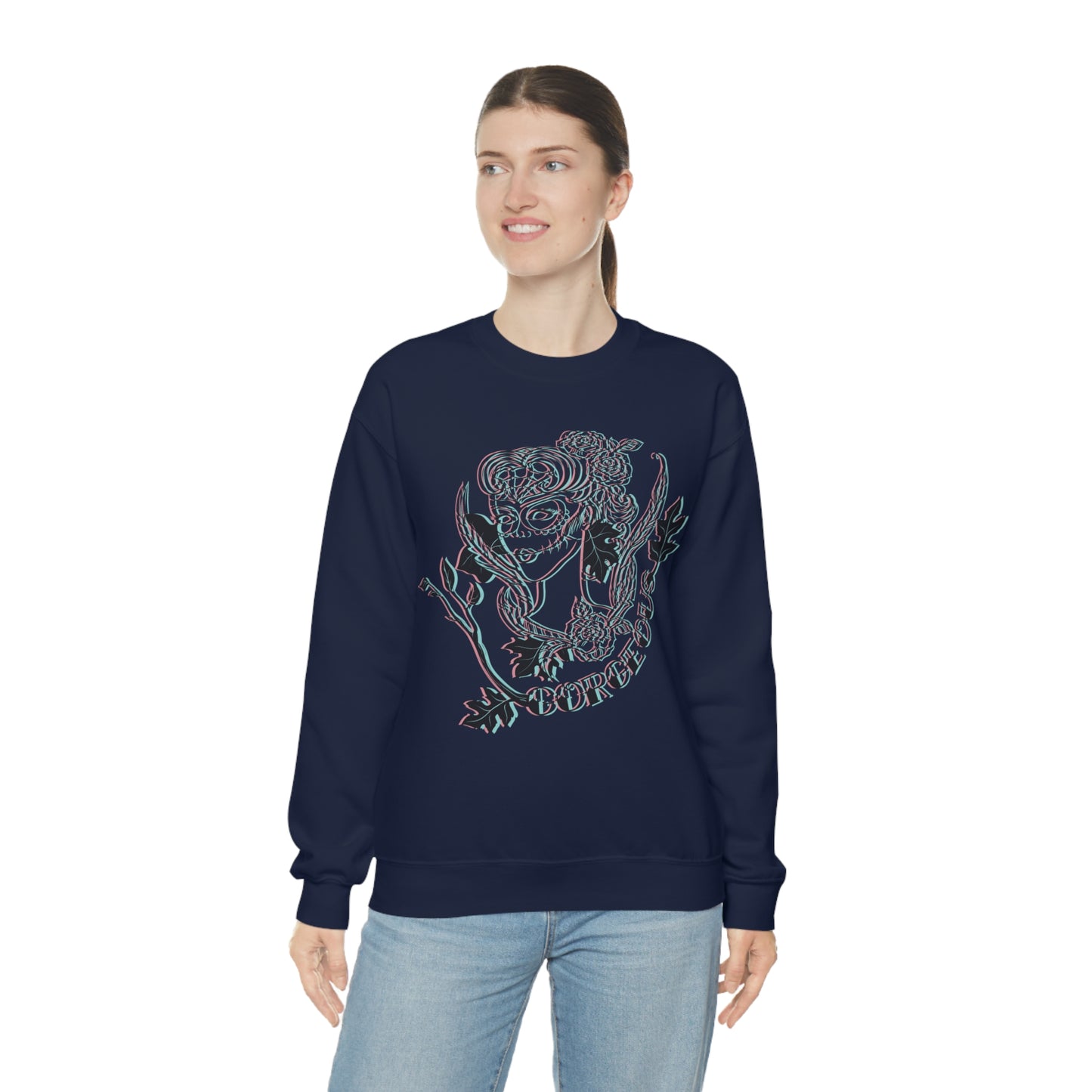 Gorgeous Lady 3D Crewneck Sweatshirt