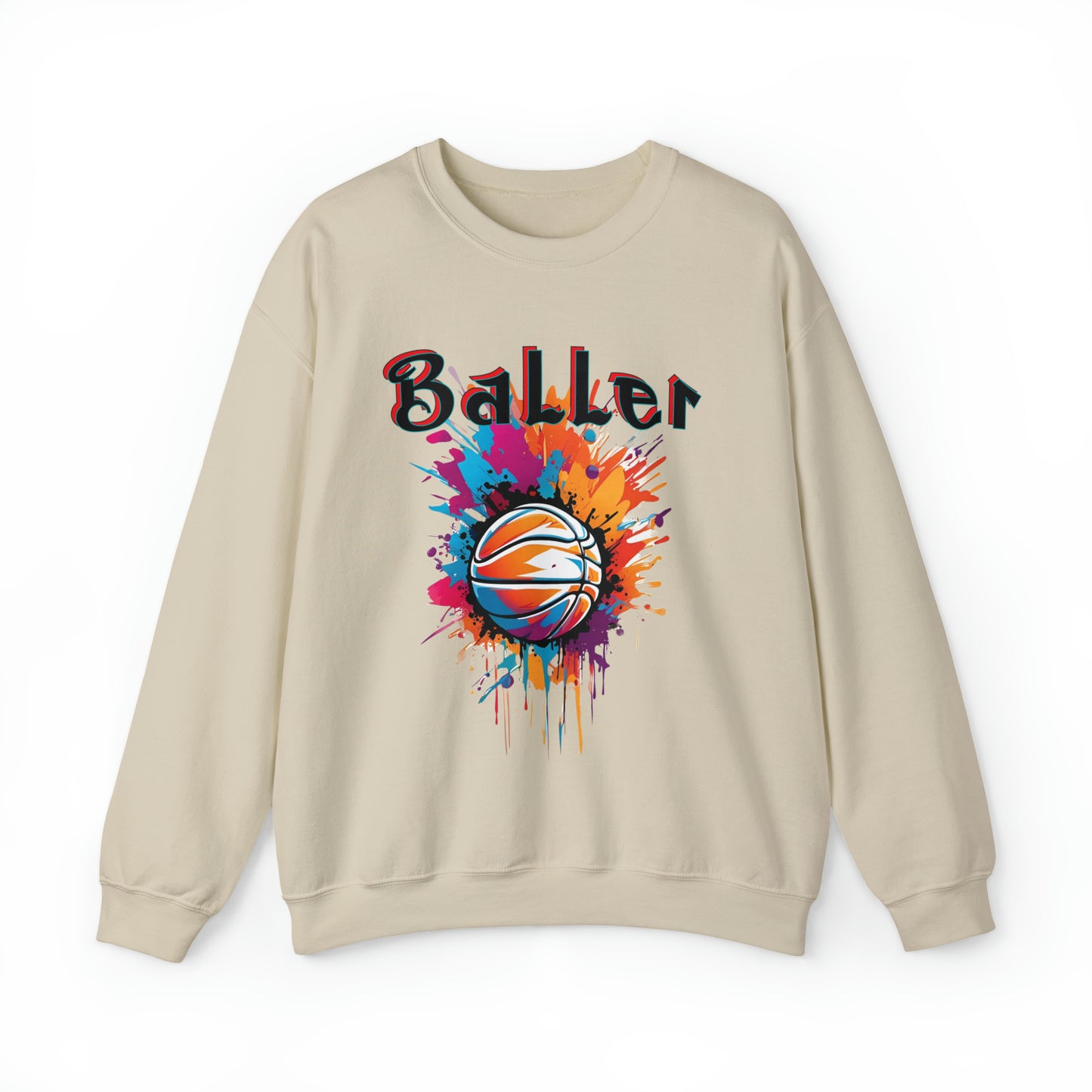 Basketball Baller Crewneck Sweatshirt