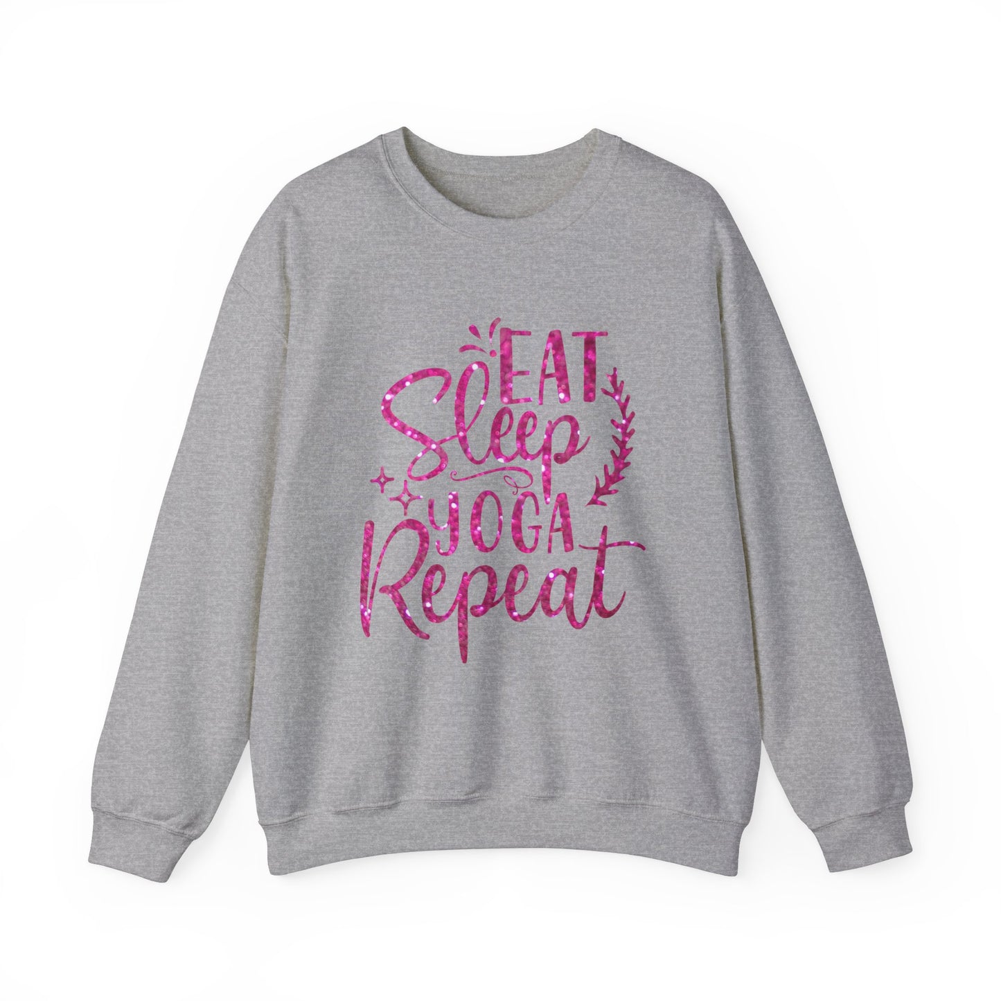 Eat Sleep Yoga Repeat Crewneck Sweatshirt