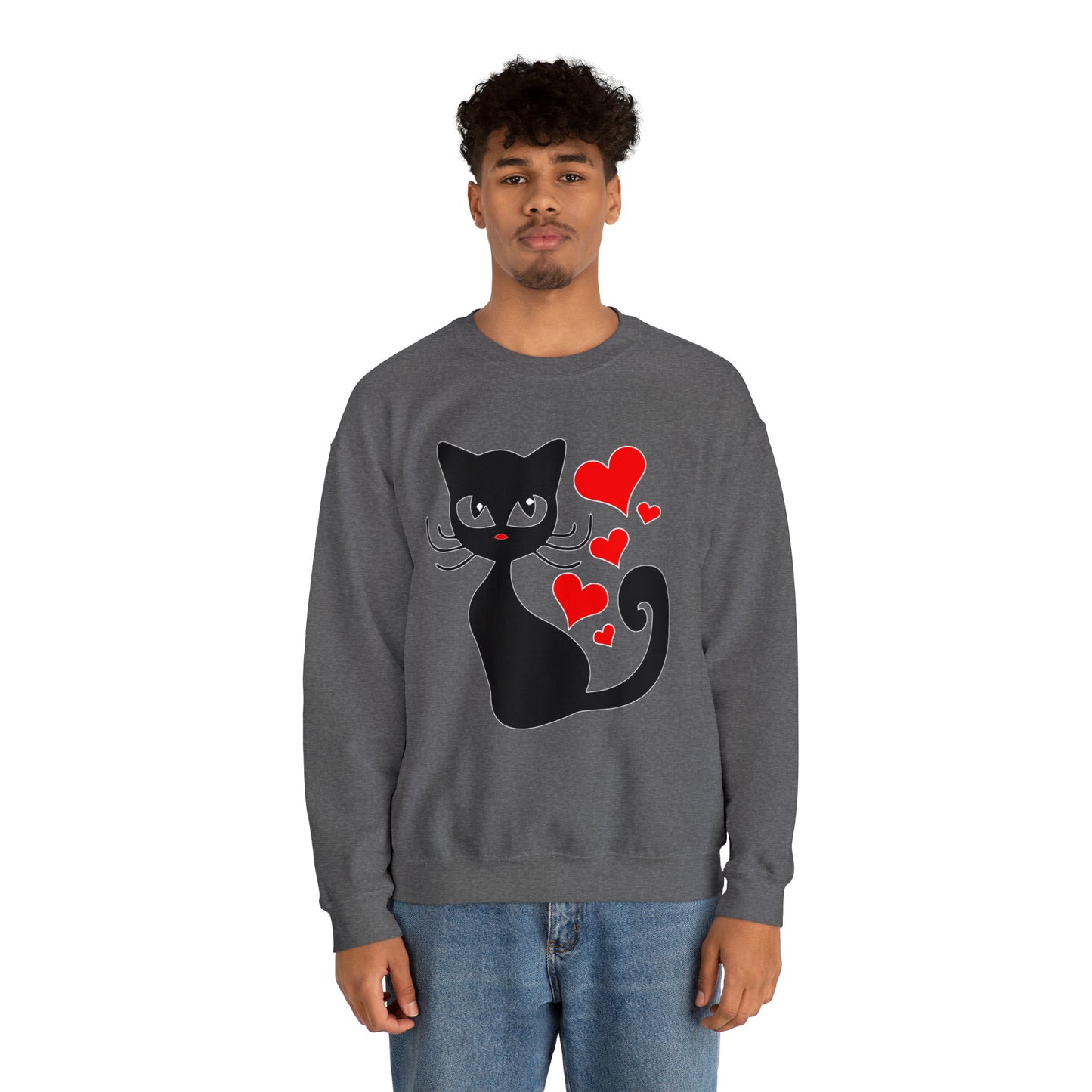 Sexy black cat Crewneck Sweatshirt