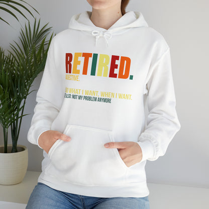 Retired Funny Hoodie