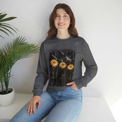 Sunflowers Faith hope love Crewneck Sweatshirt