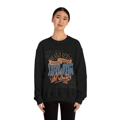 Hawaii Surf Paradise Crewneck Sweatshirt