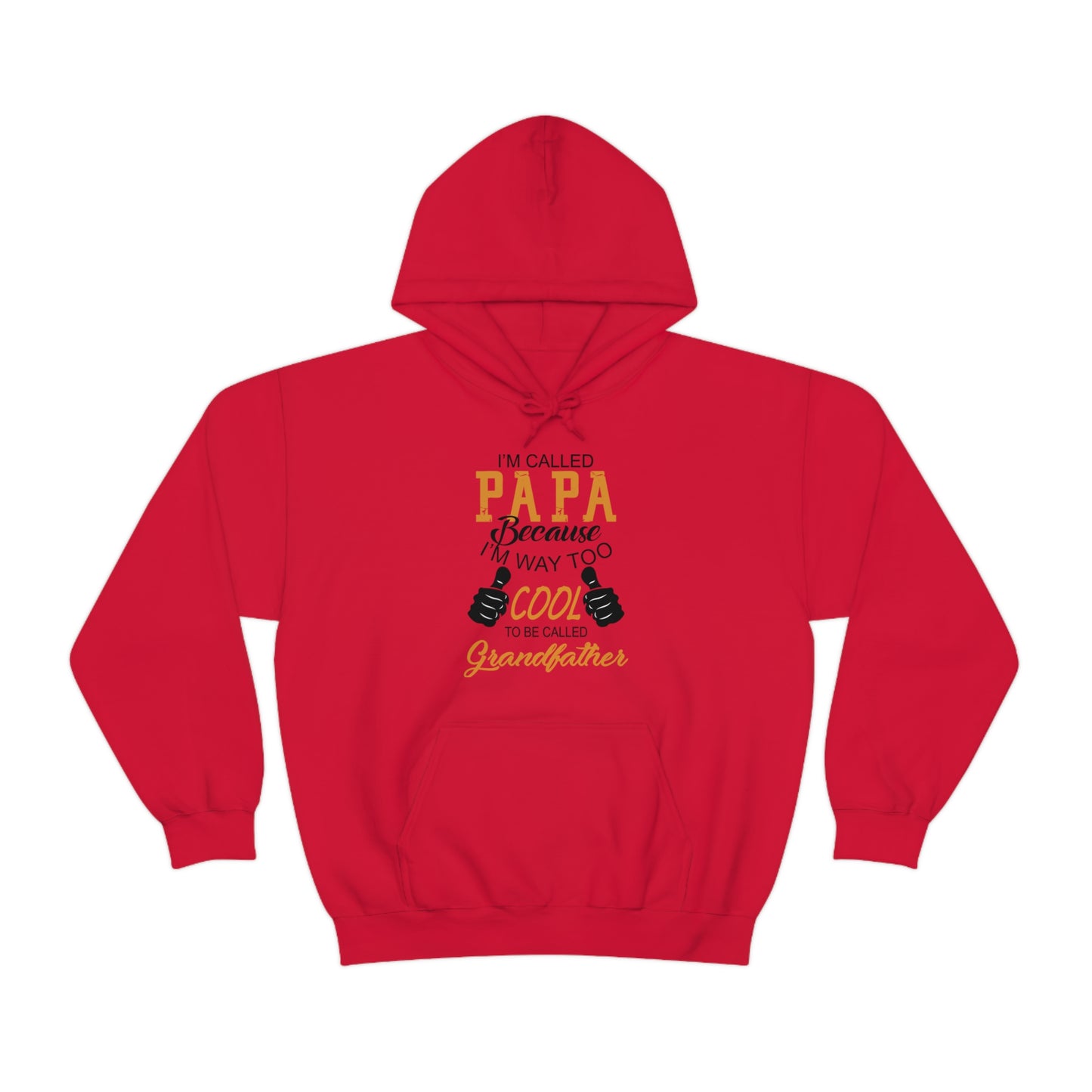 Papa Way Too Cool to Be Called Grandfather Hoodie