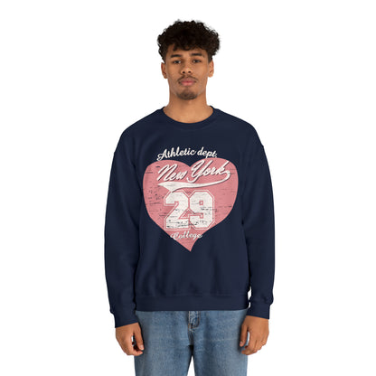 Love for NY College Crewneck Sweatshirt