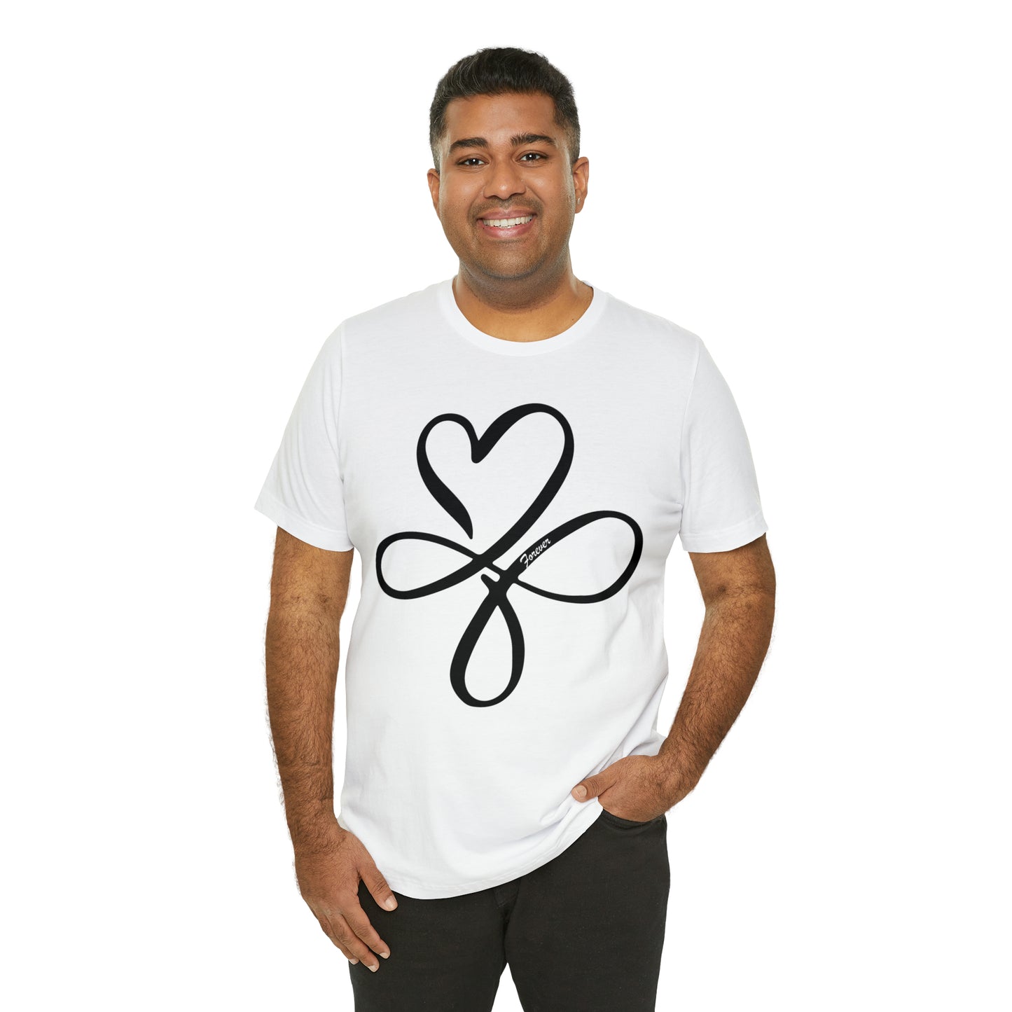 Heart symbol Love Infinity symbol Forever T-Shirt