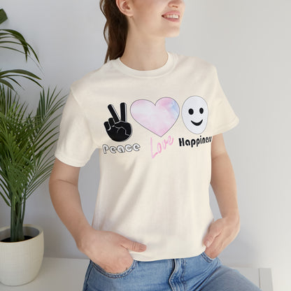 Peace-Love-Happiness T-Shirt