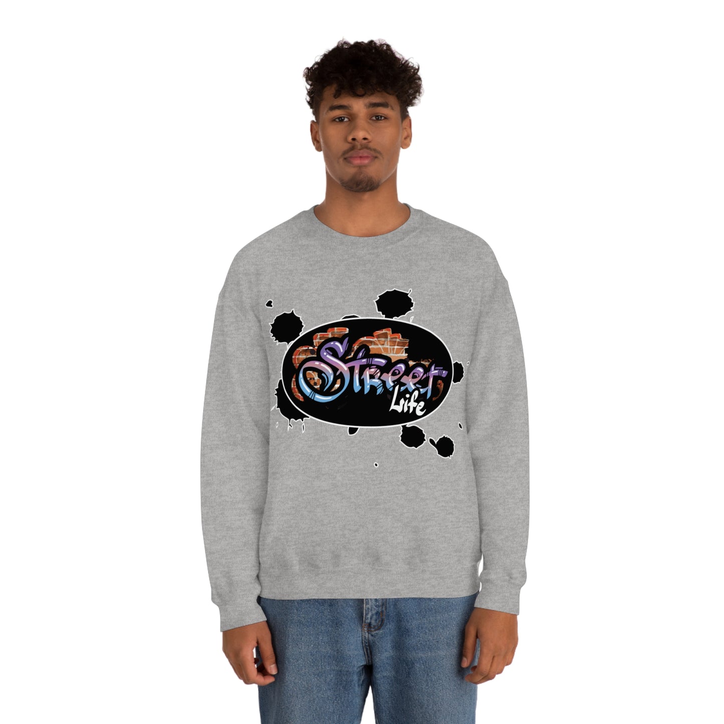 Street life graffiti Crewneck Sweatshirt