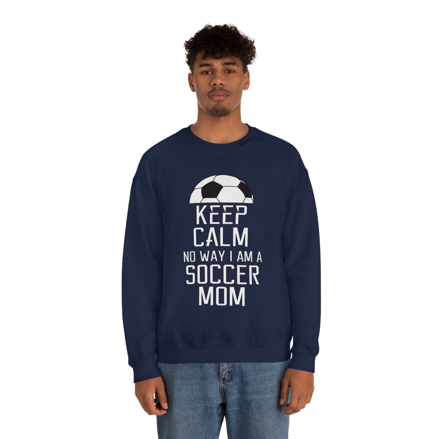 Keep calm soccer mom Crewneck Sweatshirt