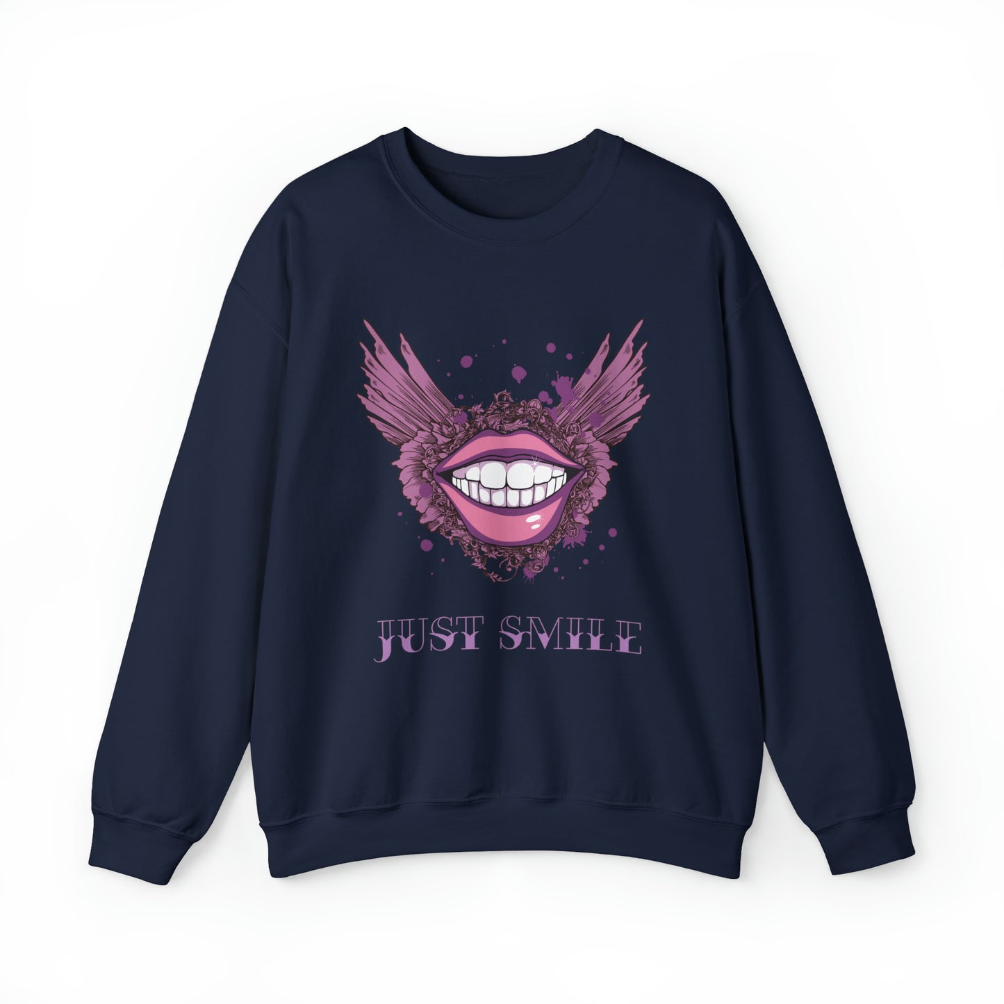 just smile Crewneck Sweatshirt