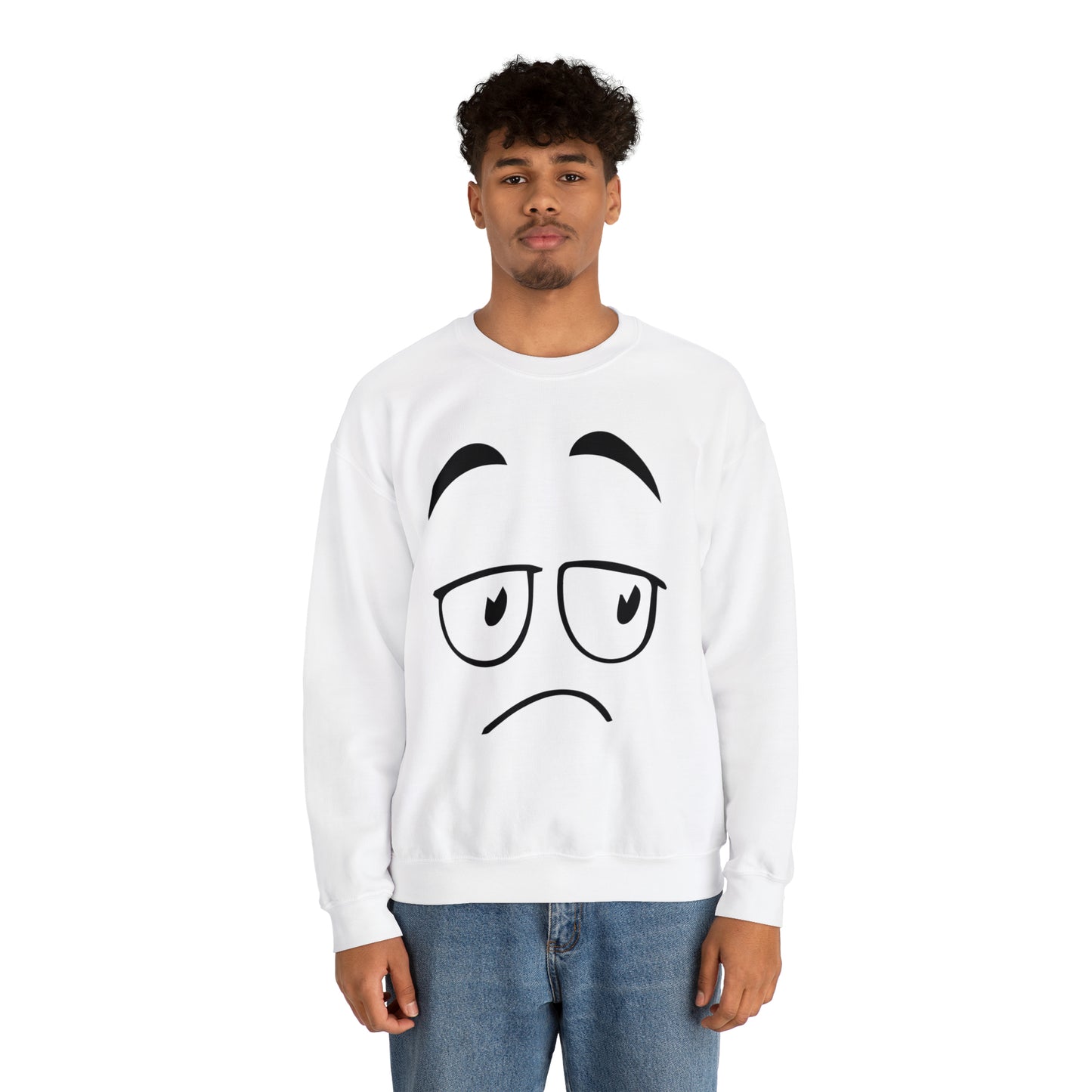 Sad face Crewneck Sweatshirt