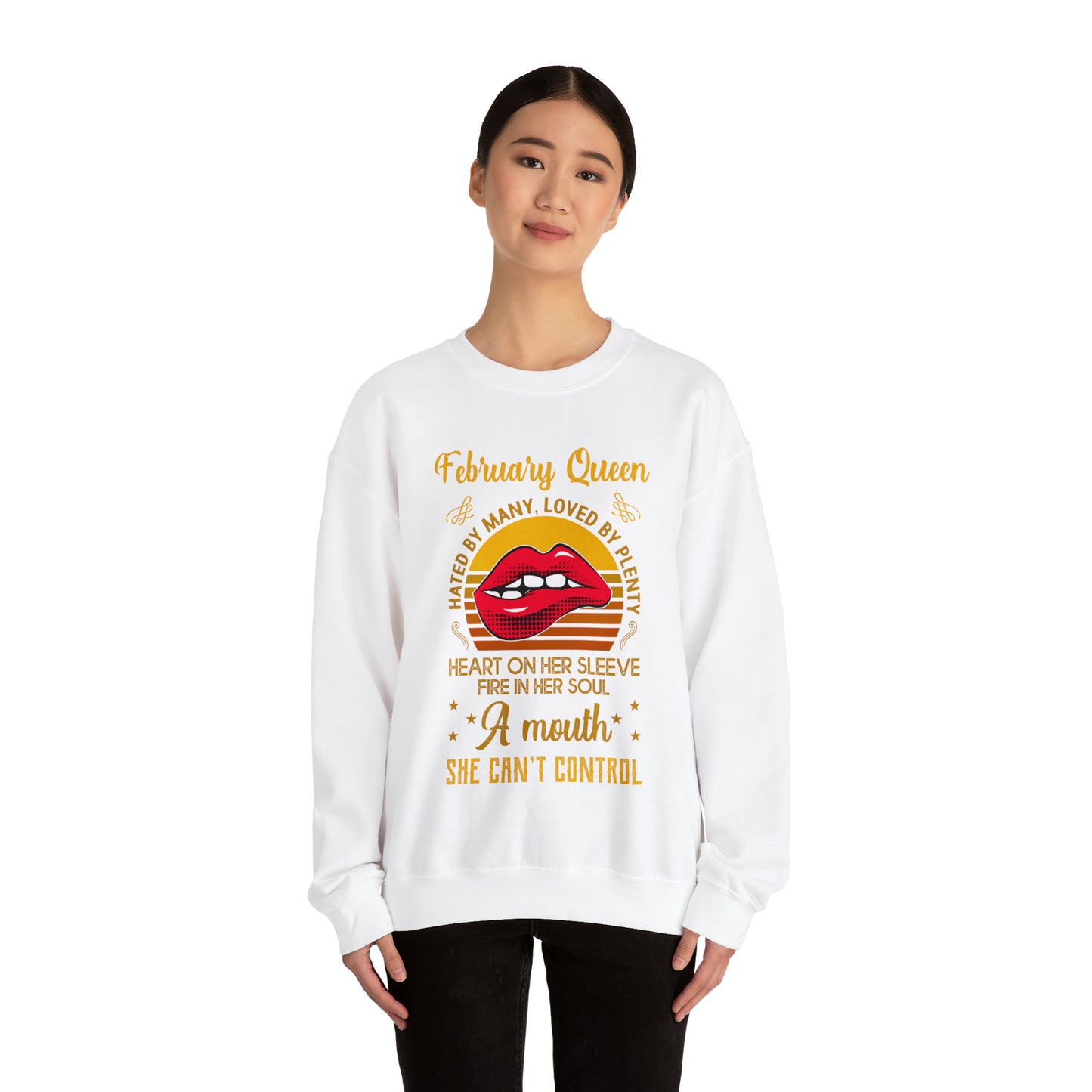 February queen Crewneck Sweatshirt