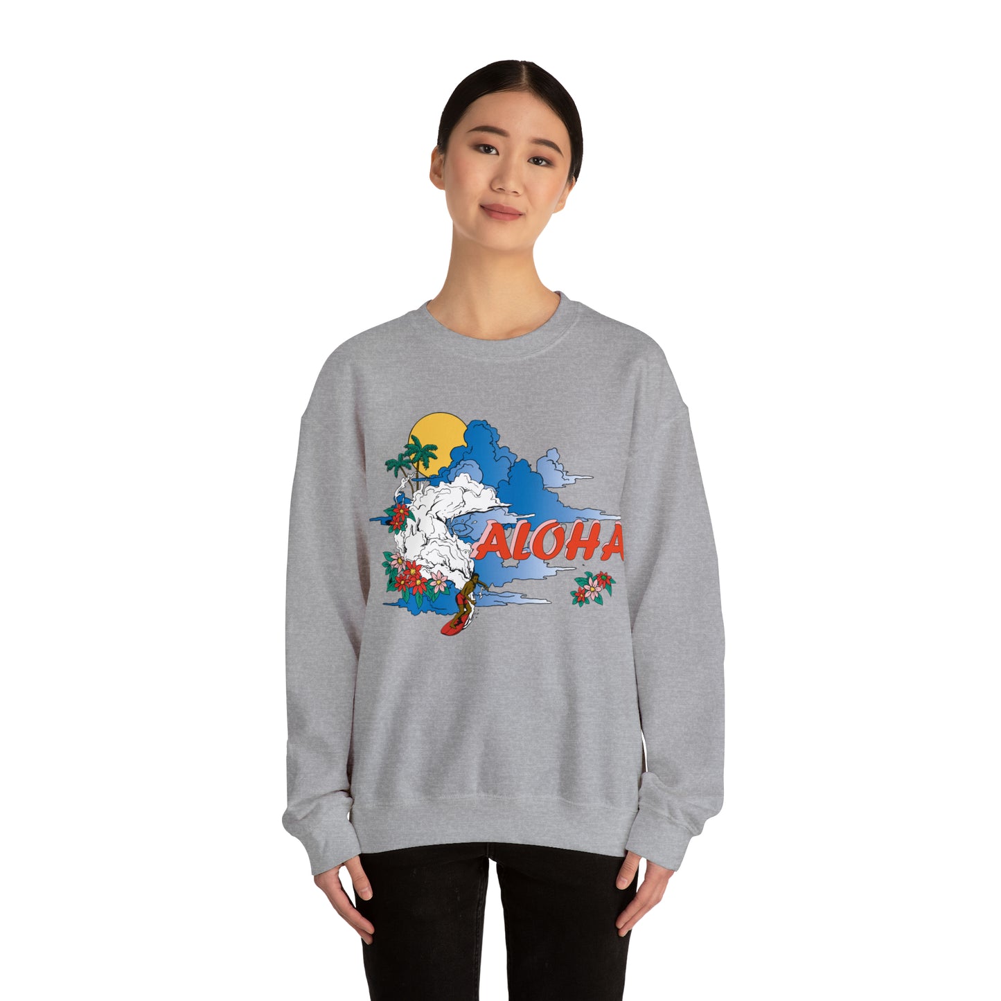 Aloha Vibes Crewneck Sweatshirt