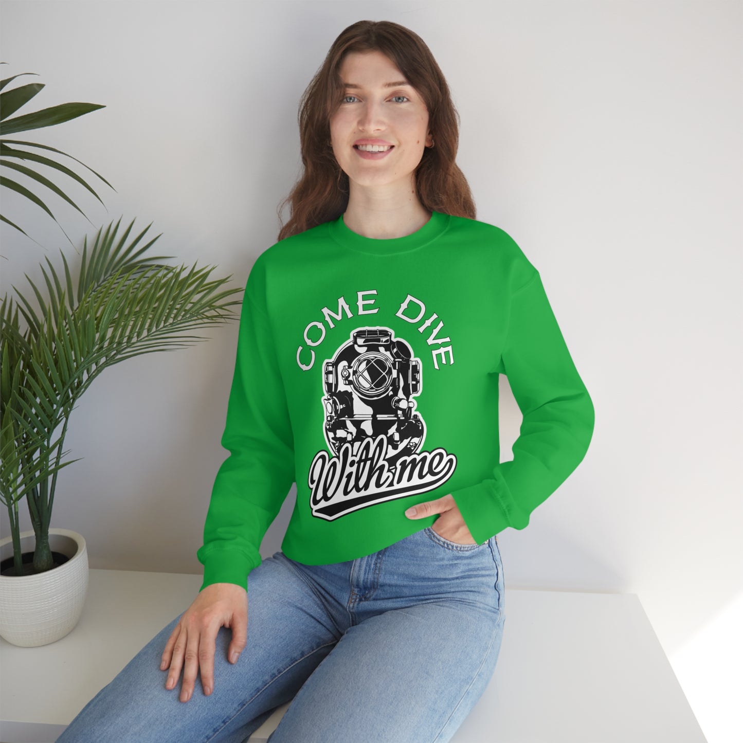 Dive with me Crewneck Sweatshirt