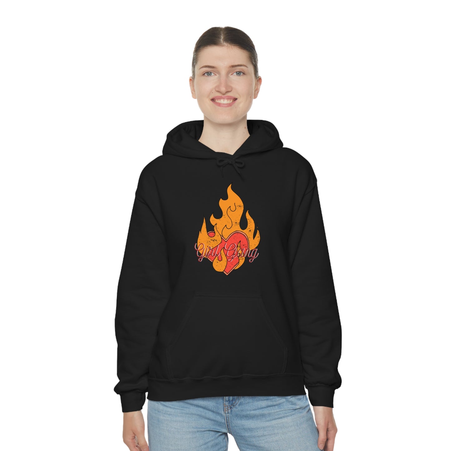 Girl Gang on Fire Hoodie