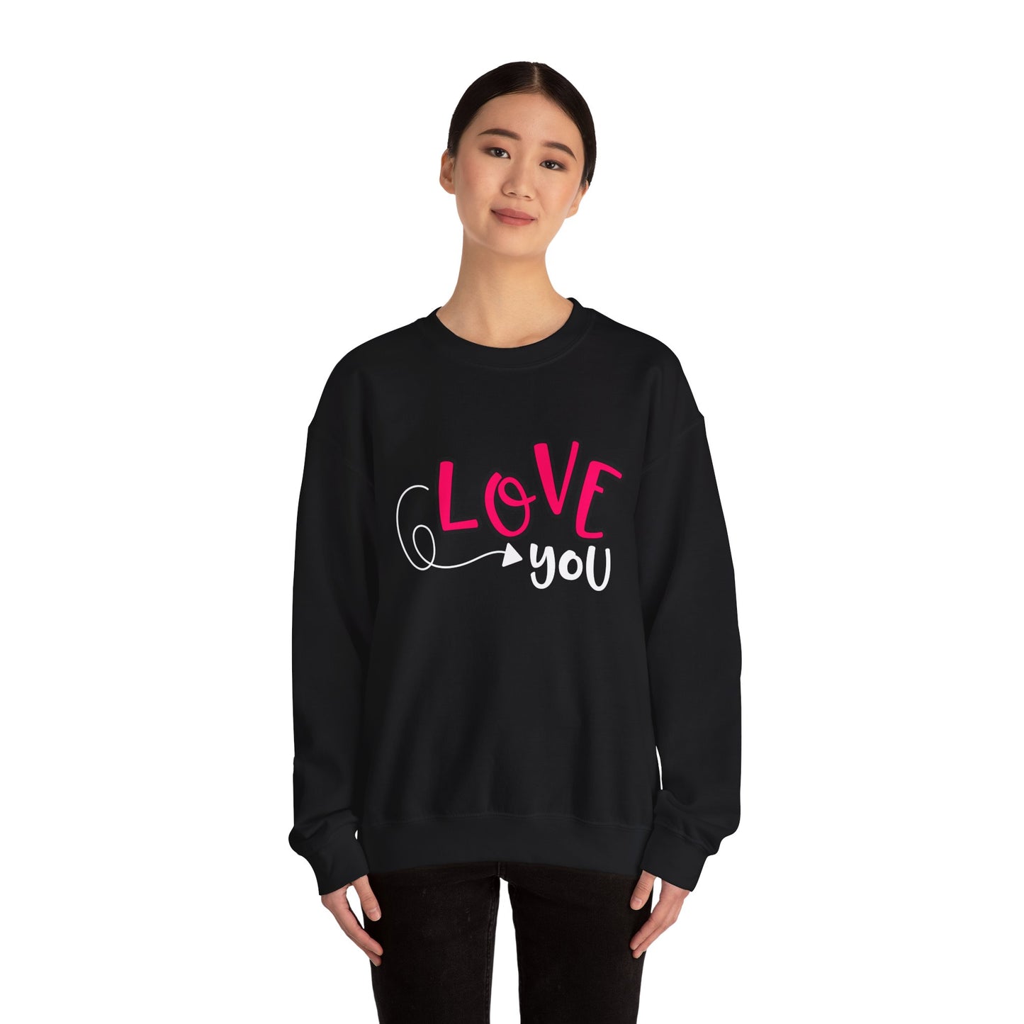 Love you arrow Crewneck Sweatshirt