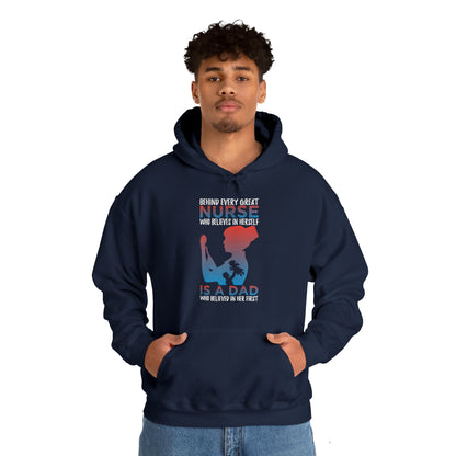 Dad believes in a daughter nurse Hoodie