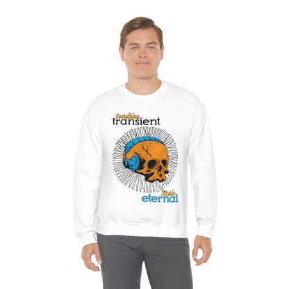 Everything transient_Music eternal Crewneck Sweatshirt