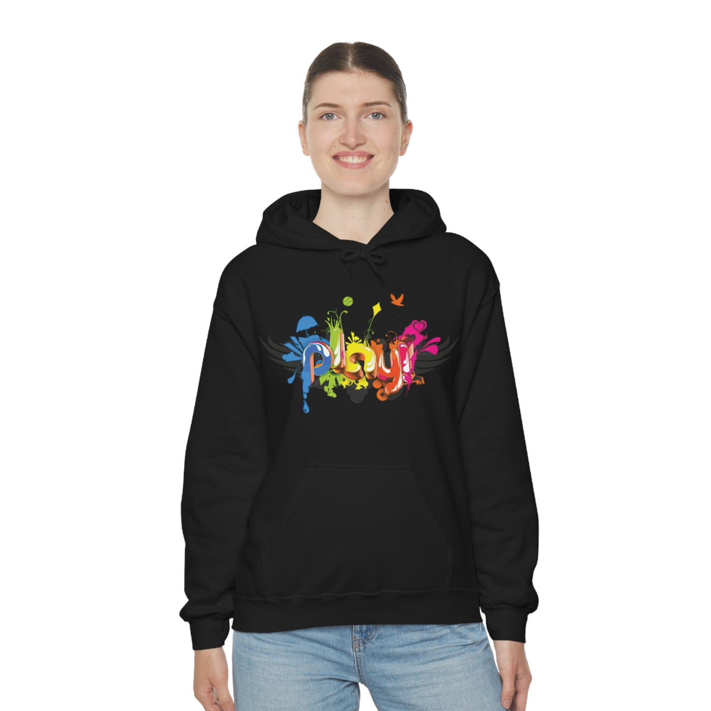 Play colorful graffiti Hoodie