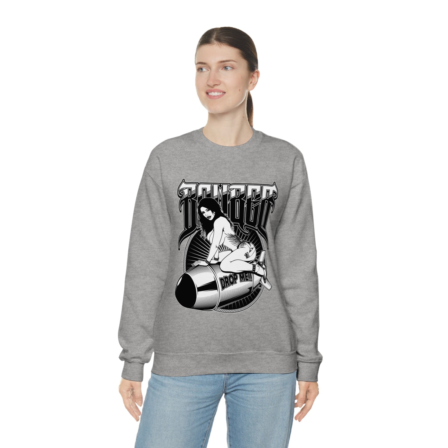 Bomb chick Tattoo Crewneck Sweatshirt