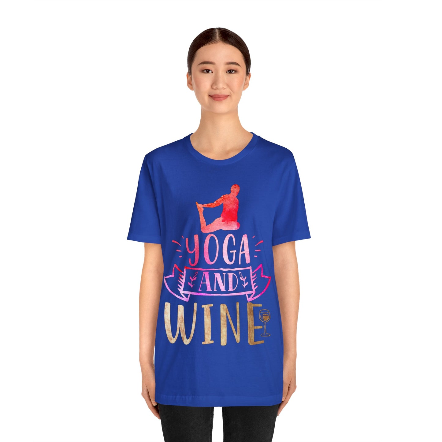 Yoga And Wine T-Shirt