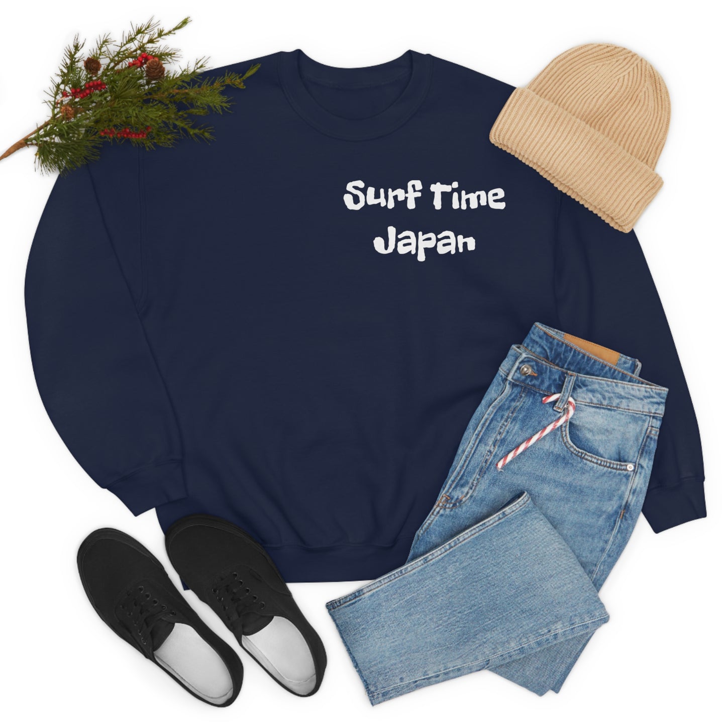 Surf Time Japan Crewneck Sweatshirt