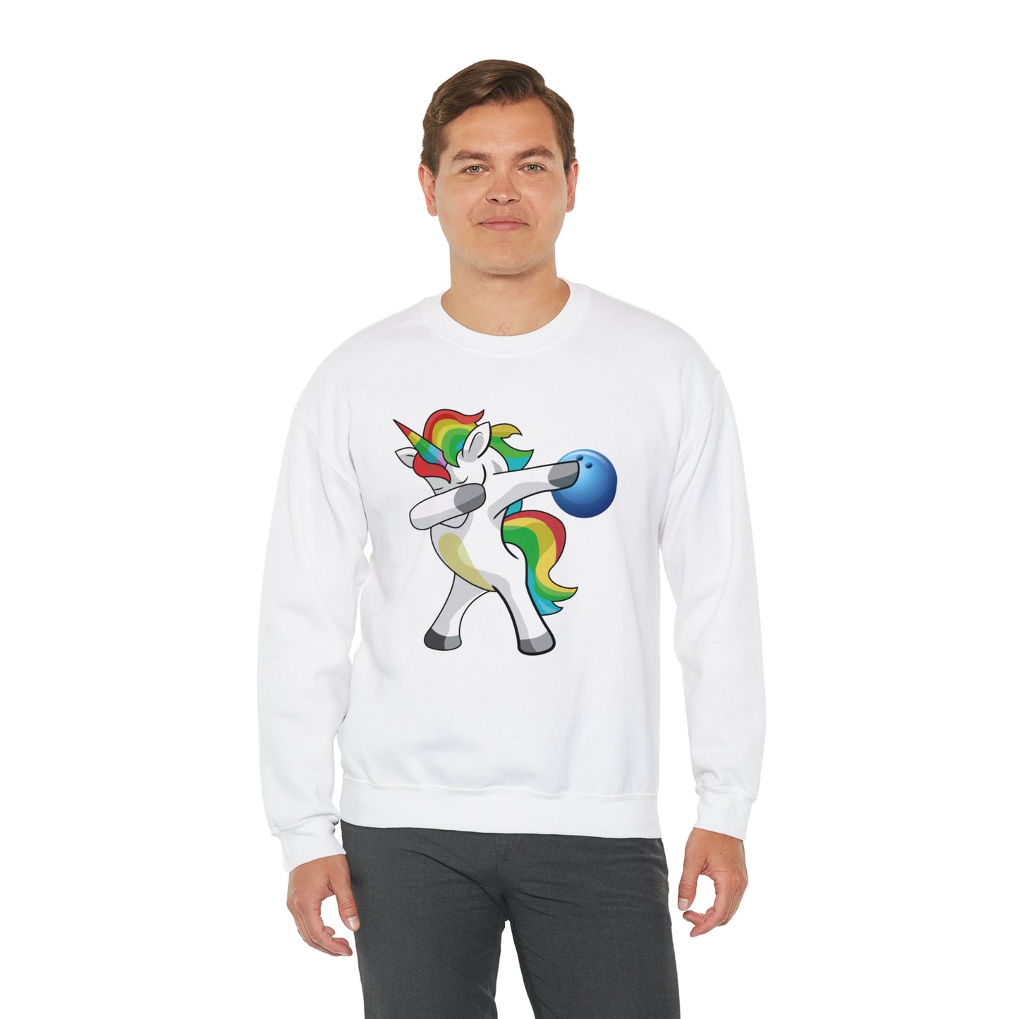 Dabbing Unicorn Crewneck Sweatshirt