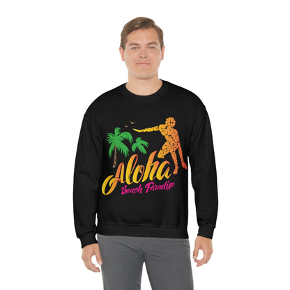 Aloha Beach Paradise Crewneck Sweatshirt