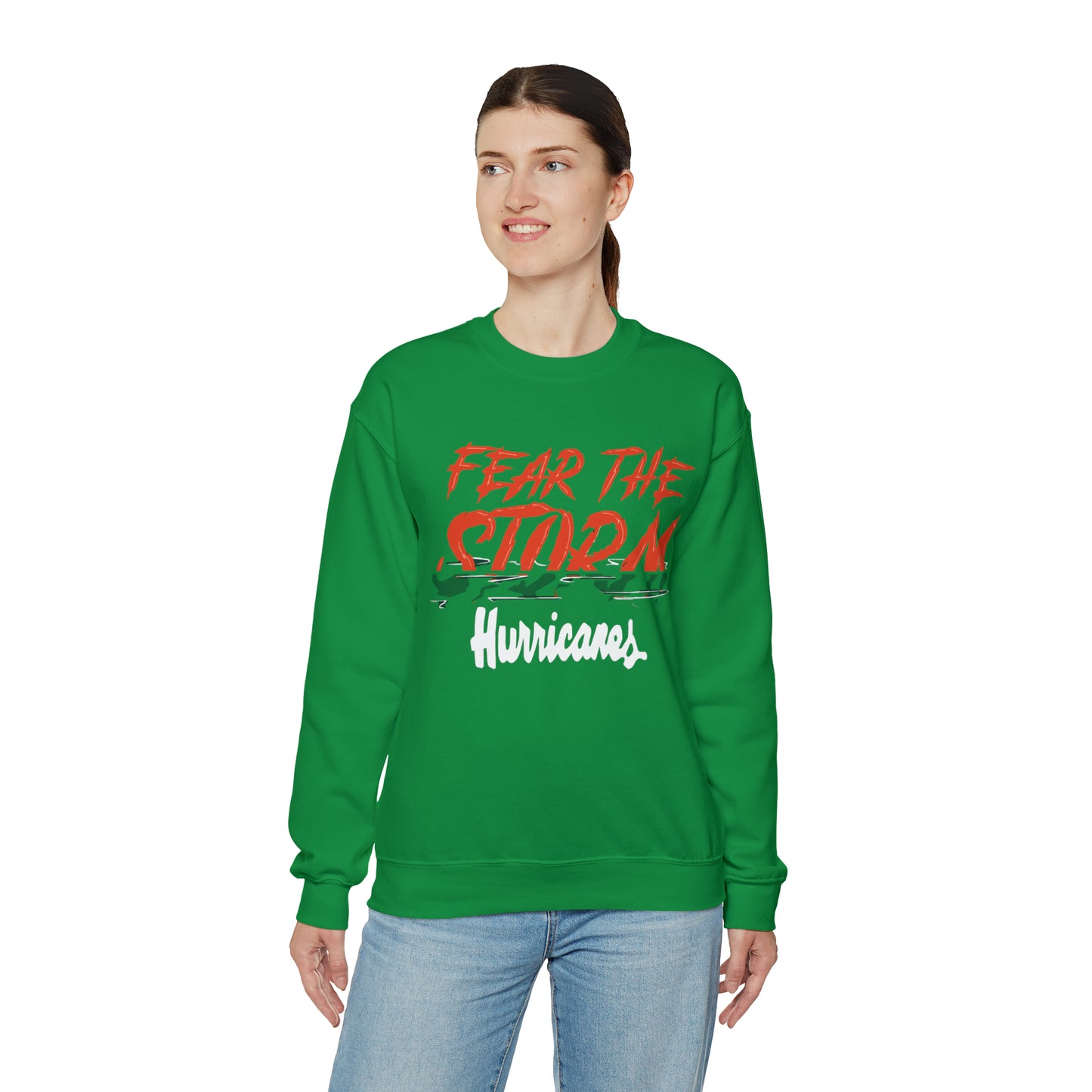 Fear the storm Hurricanes Crewneck Sweatshirt